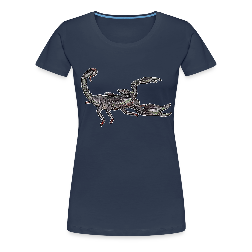Frauen Basic T-Shirt Heterometrus silenus - Navy