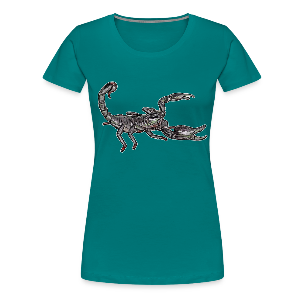 Frauen Basic T-Shirt Heterometrus silenus - Divablau