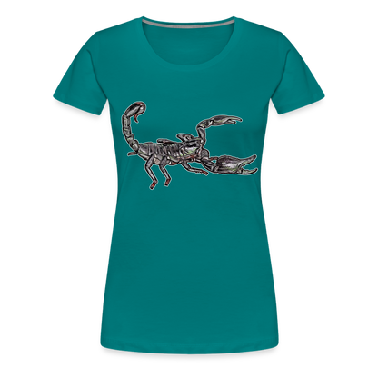 Frauen Basic T-Shirt Heterometrus silenus - Divablau