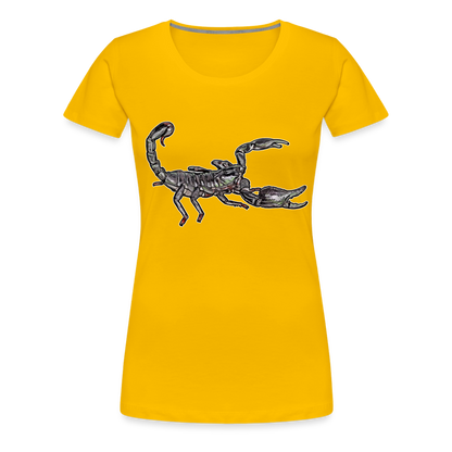 Frauen Basic T-Shirt Heterometrus silenus - Sonnengelb