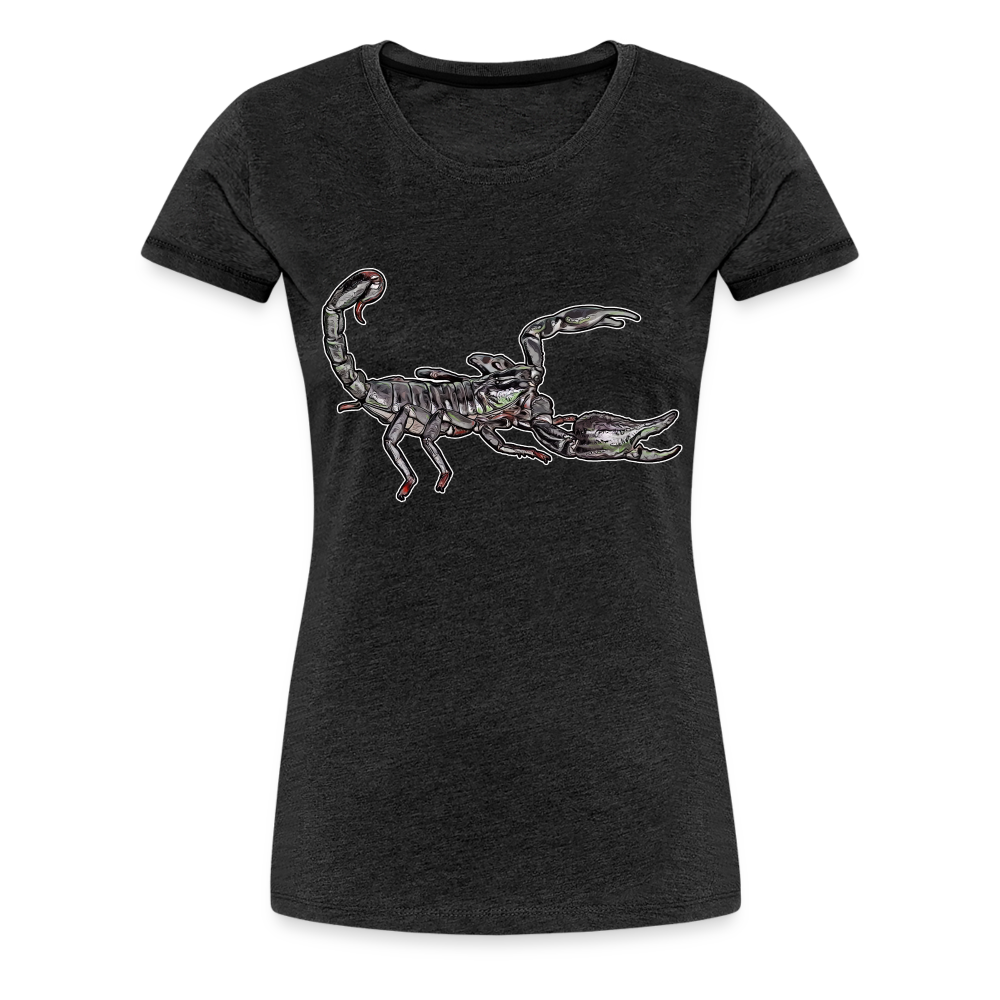 Frauen Basic T-Shirt Heterometrus silenus - Anthrazit
