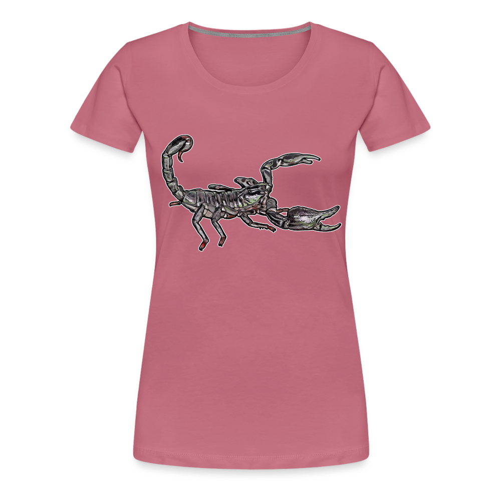 Frauen Basic T-Shirt Heterometrus silenus - Malve