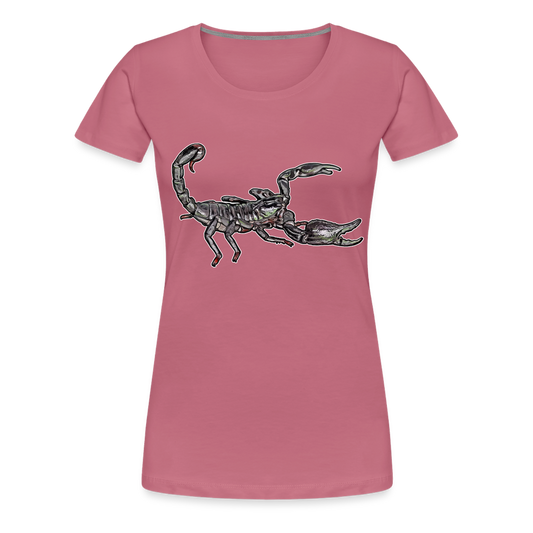 Frauen Basic T-Shirt Heterometrus silenus - Malve