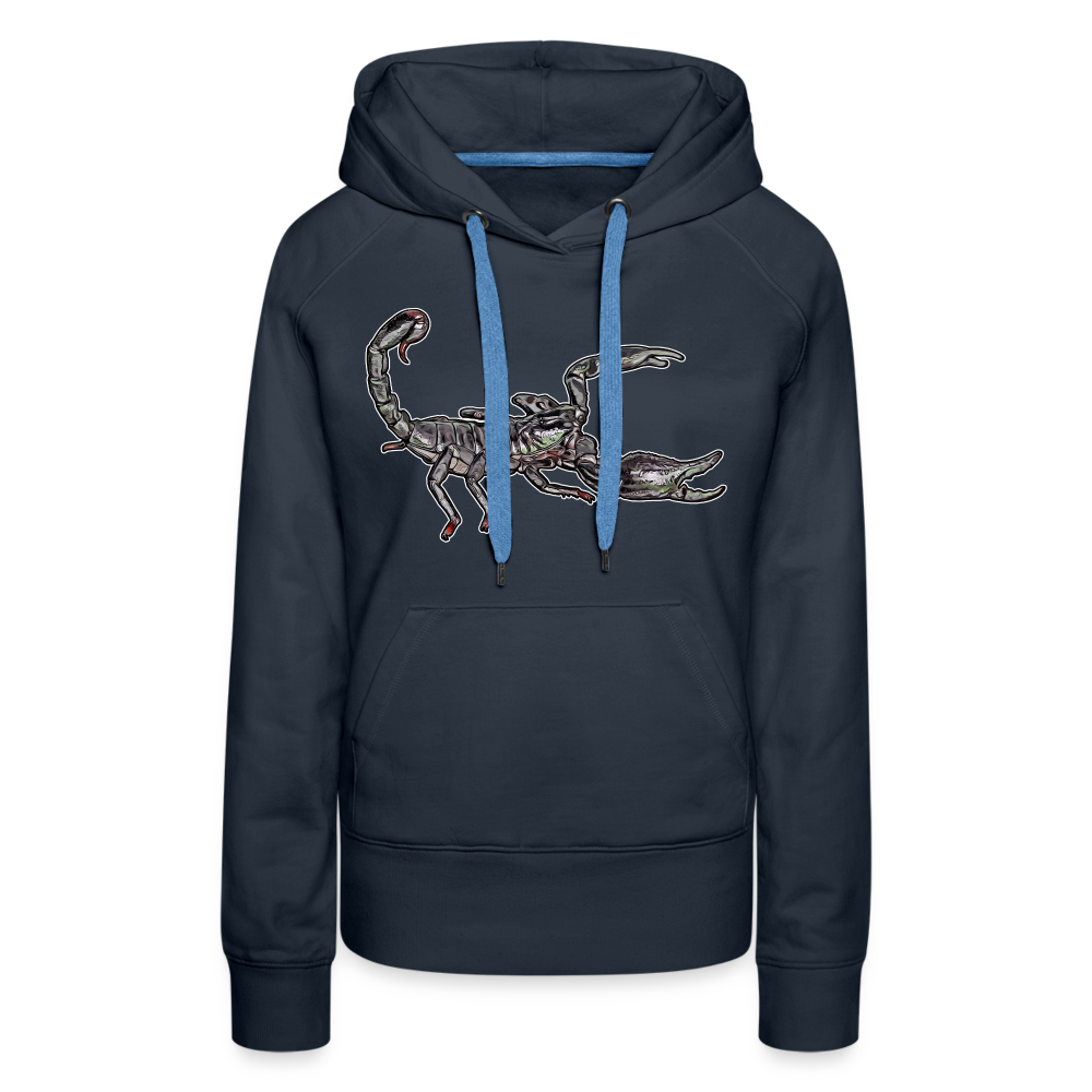 Frauen Hoodie Heterometrus silenus - Navy