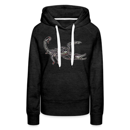 Frauen Hoodie Heterometrus silenus - Anthrazit