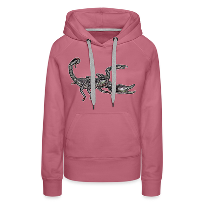 Frauen Hoodie Heterometrus silenus - Malve