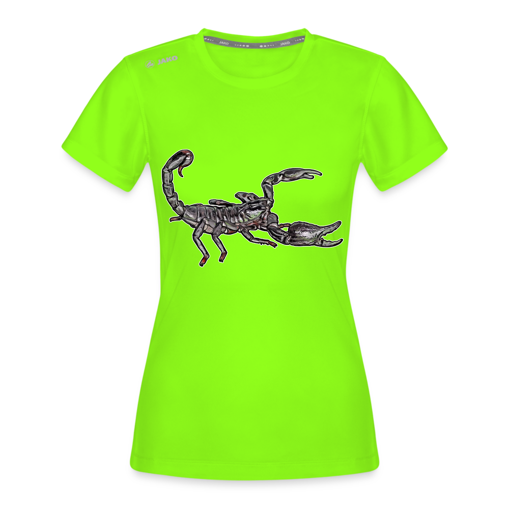 Frauen JAKO Sportswear T-Shirt Heterometrus silenus - Neongrün