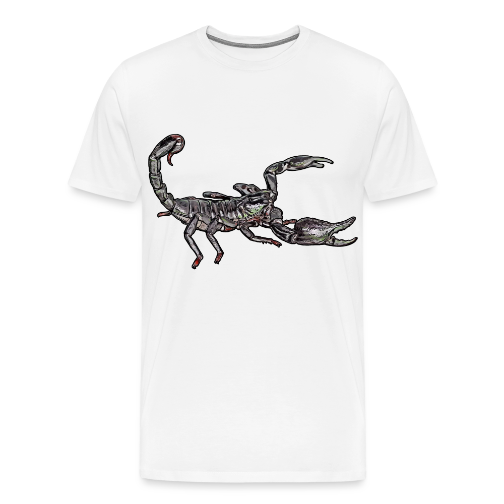 Männer Basic T-Shirt Heterometrus silenus - weiß