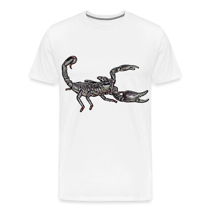 Männer Basic T-Shirt Heterometrus silenus - weiß