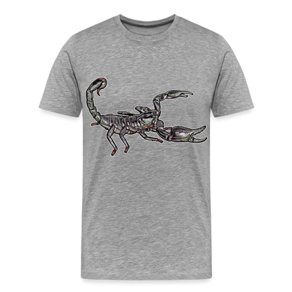 Männer Basic T-Shirt Heterometrus silenus - Grau meliert