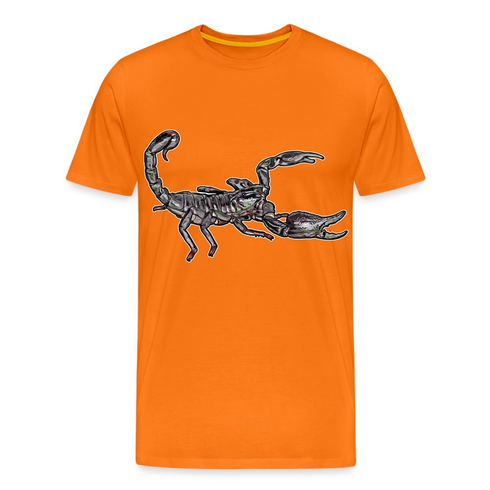 Männer Basic T-Shirt Heterometrus silenus - Orange