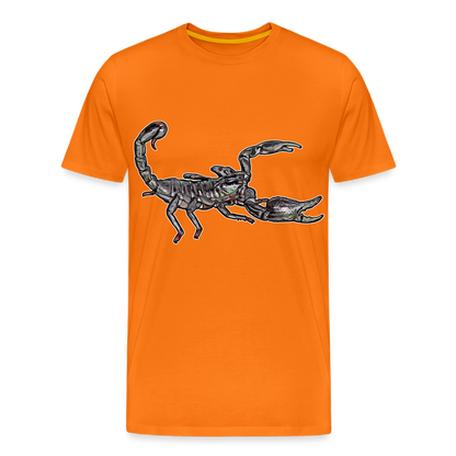 Männer Basic T-Shirt Heterometrus silenus - Orange