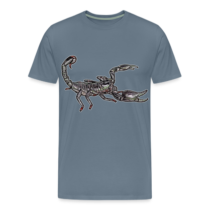 Männer Basic T-Shirt Heterometrus silenus - Blaugrau