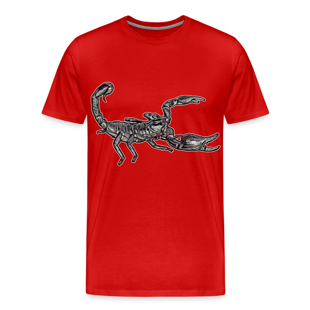 Männer Basic T-Shirt Heterometrus silenus - Rot