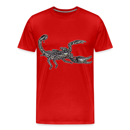 Männer Basic T-Shirt Heterometrus silenus - Rot