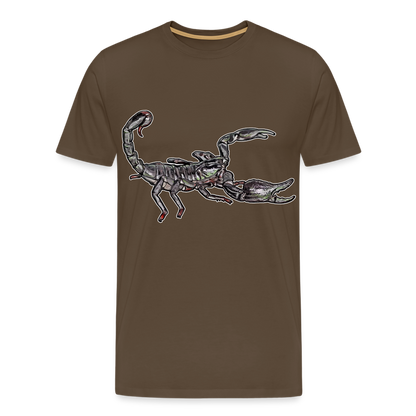 Männer Basic T-Shirt Heterometrus silenus - Edelbraun
