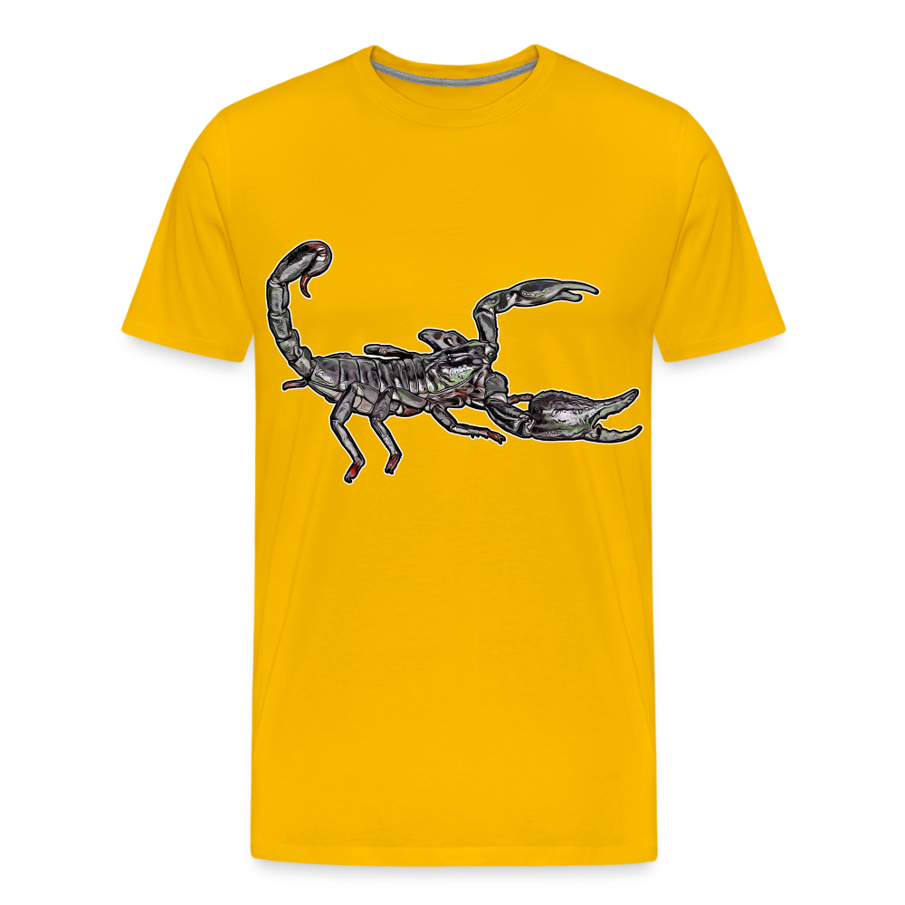 Männer Basic T-Shirt Heterometrus silenus - Sonnengelb