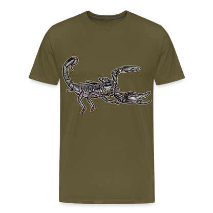 Männer Basic T-Shirt Heterometrus silenus - Khaki