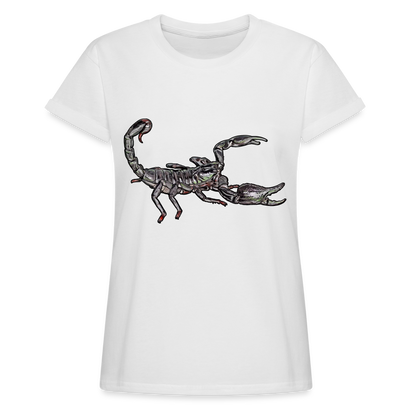 Frauen Oversized T-Shirt Heterometrus silenus - weiß