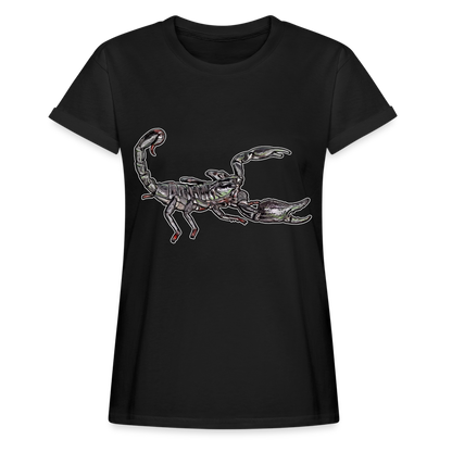 Frauen Oversized T-Shirt Heterometrus silenus - Schwarz
