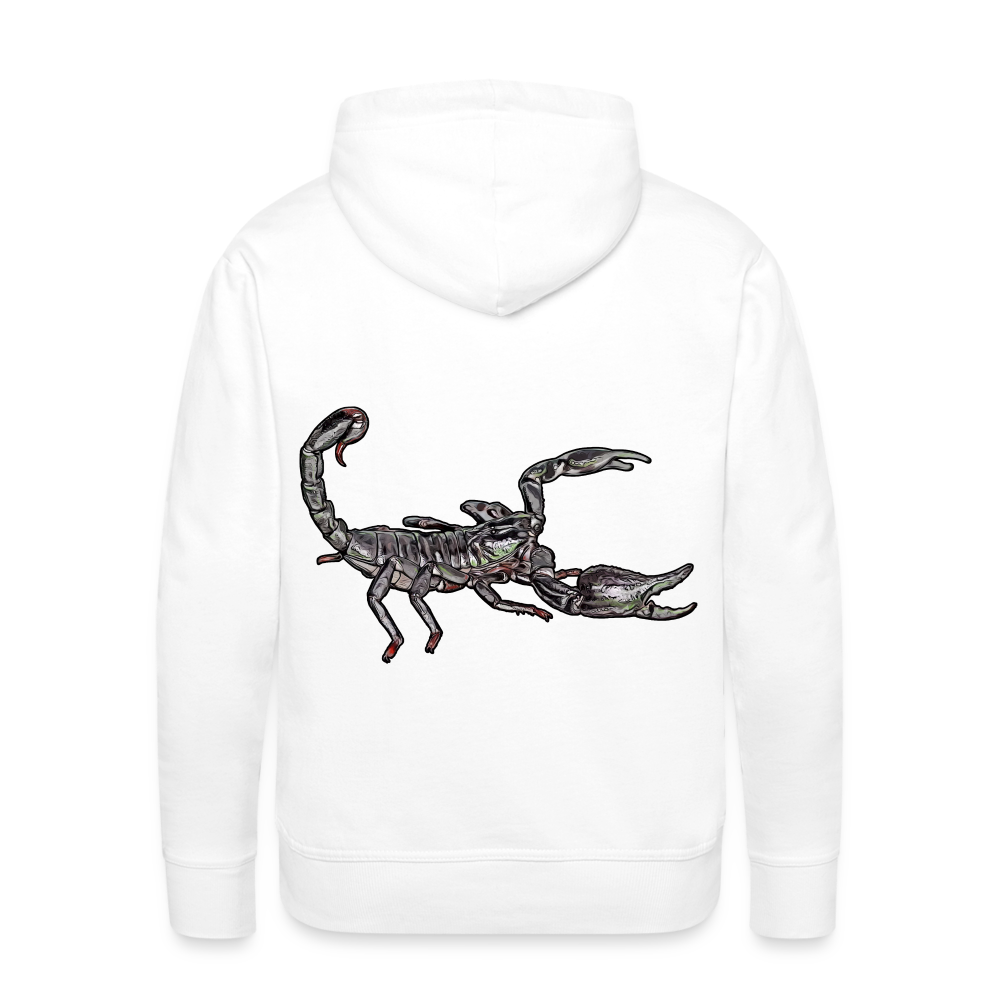 Männer Hoodie Heterometrus silenus - weiß