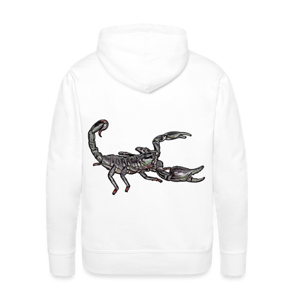 Männer Hoodie Heterometrus silenus - weiß