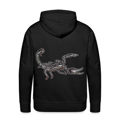Männer Hoodie Heterometrus silenus - Schwarz