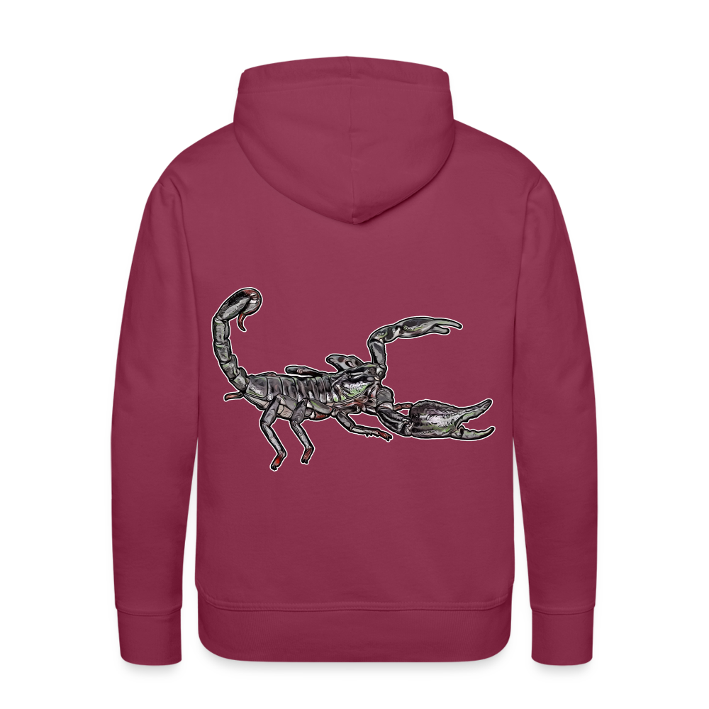 Männer Hoodie Heterometrus silenus - Bordeaux