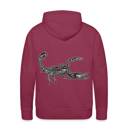 Männer Hoodie Heterometrus silenus - Bordeaux
