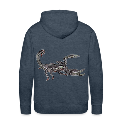 Männer Hoodie Heterometrus silenus - Jeansblau