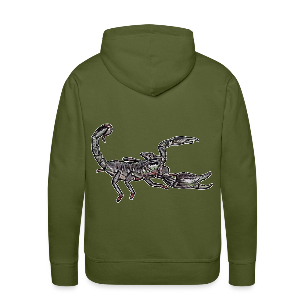 Männer Hoodie Heterometrus silenus - Olivgrün