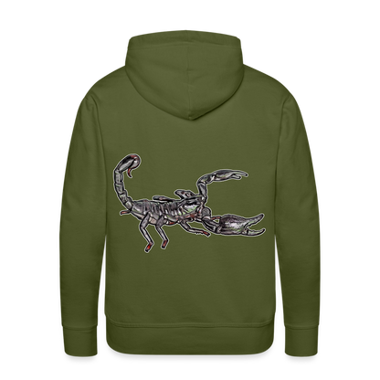 Männer Hoodie Heterometrus silenus - Olivgrün