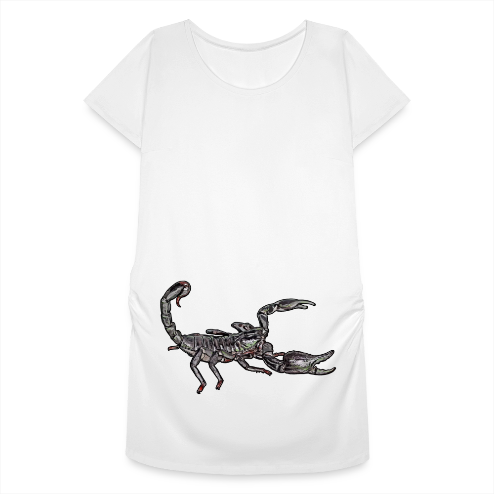 Frauen Schwangerschafts-T-Shirt Heterometrus silenus - weiß
