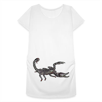 Frauen Schwangerschafts-T-Shirt Heterometrus silenus - weiß