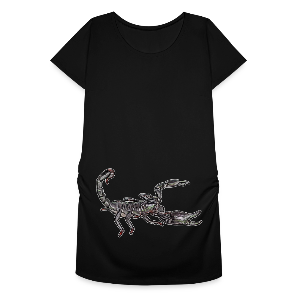 Frauen Schwangerschafts-T-Shirt Heterometrus silenus - Schwarz