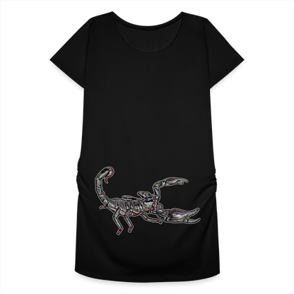 Frauen Schwangerschafts-T-Shirt Heterometrus silenus - Schwarz
