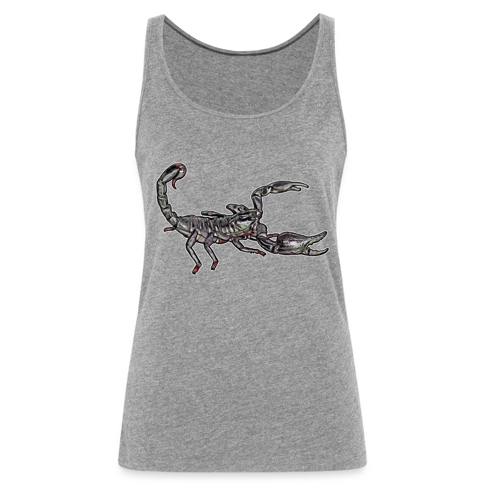Frauen Tank Top Heterometrus silenus - Grau meliert
