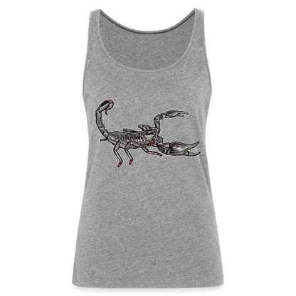 Frauen Tank Top Heterometrus silenus - Grau meliert
