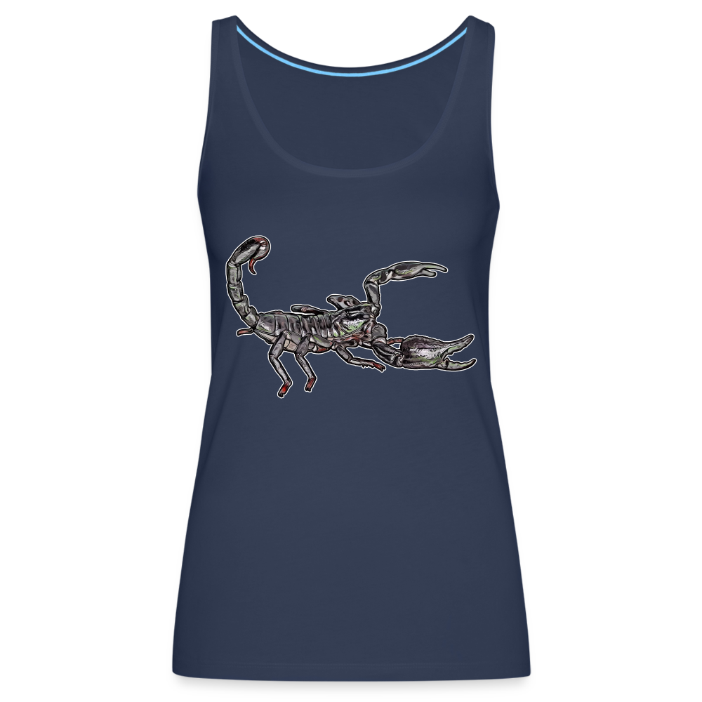 Frauen Tank Top Heterometrus silenus - Navy