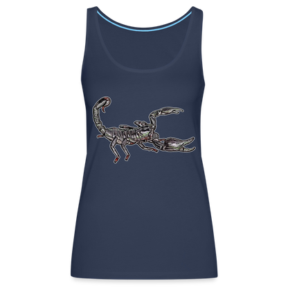 Frauen Tank Top Heterometrus silenus - Navy