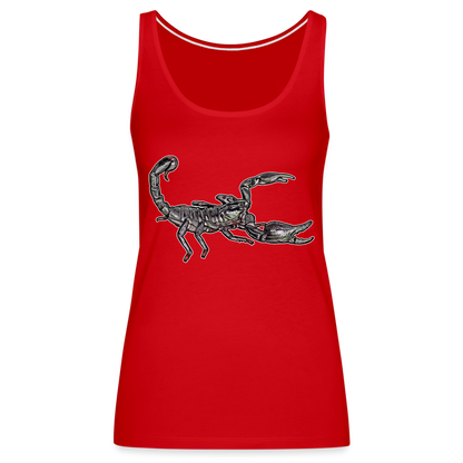 Frauen Tank Top Heterometrus silenus - Rot