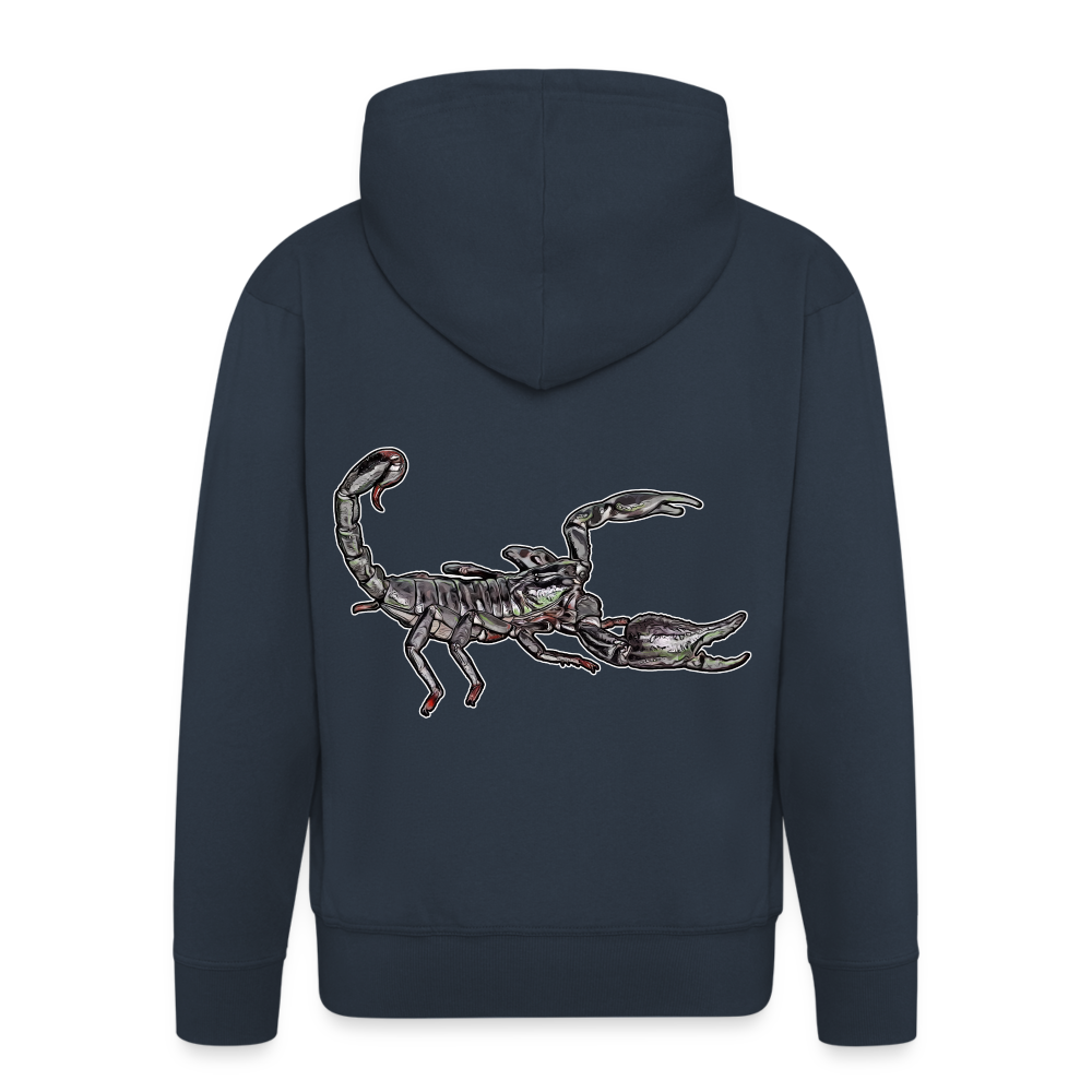Männer Zip-Hoodie Heterometrus silenus - Navy