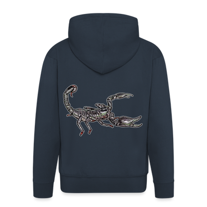 Männer Zip-Hoodie Heterometrus silenus - Navy