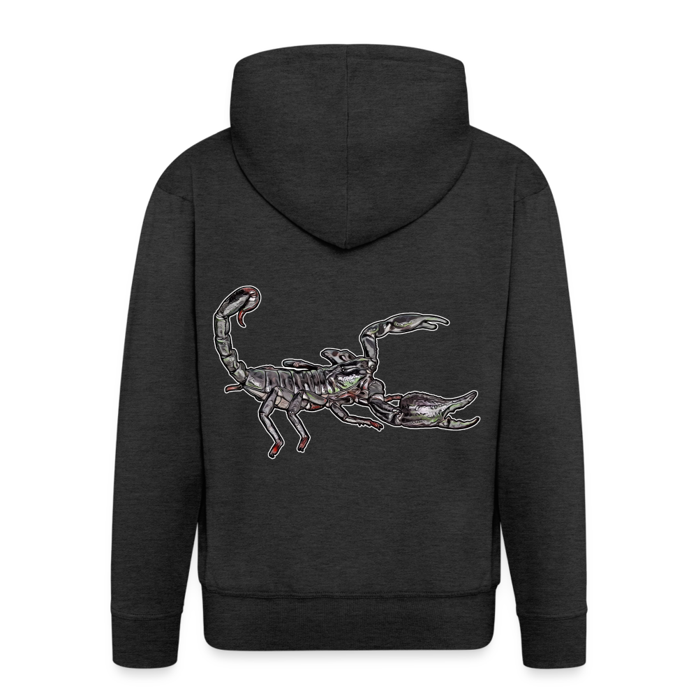 Männer Zip-Hoodie Heterometrus silenus - Anthrazit