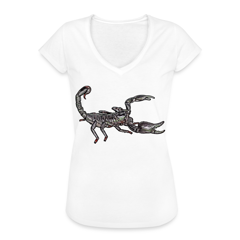 Frauen Vintage T-Shirt Heterometrus silenus - weiß