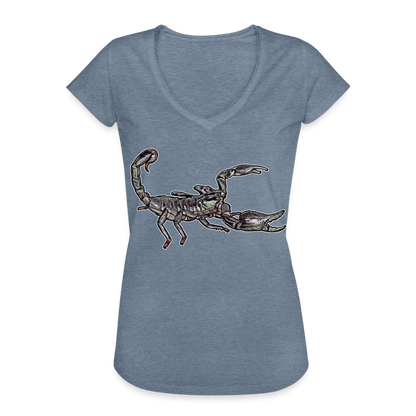 Frauen Vintage T-Shirt Heterometrus silenus - Vintage Denim