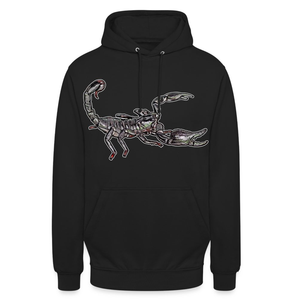 Unisex Hoodie Heterometrus silenus - Schwarz
