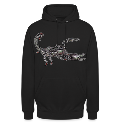 Unisex Hoodie Heterometrus silenus - Schwarz