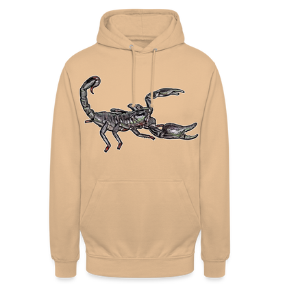 Unisex Hoodie Heterometrus silenus - Beige