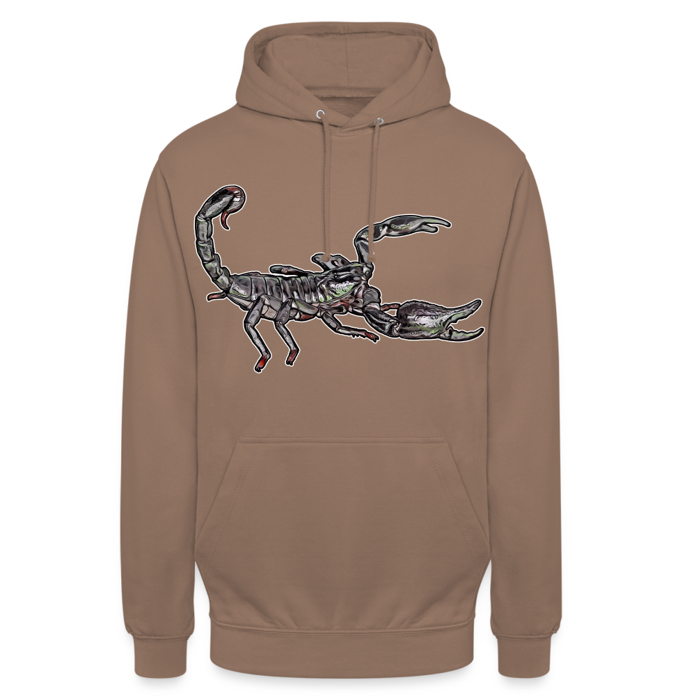 Unisex Hoodie Heterometrus silenus - Mokka